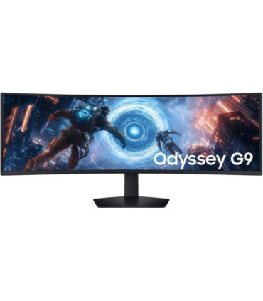 Monitor gaming ultrapanorámico curvo samsung odyssey g9 g91f s49fg910eu 49'/ dual qhd/ 1ms/ 144hz/ regulable en altura/ negro