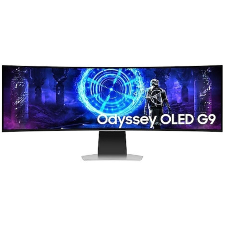 Smart monitor gaming ultrapanorámico curvo samsung odyssey oled g9 s49dg950su 49'/ dual qhd/ 0.03ms/ 240hz/ oled/