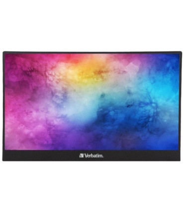 Monitor portátil táctil verbatim pmt-14 14'/ full hd/ multimedia/ negro