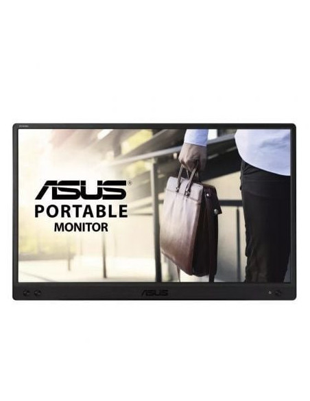 Monitor portátil asus zenscreen mb166c 15.6'/ full hd/ negro
