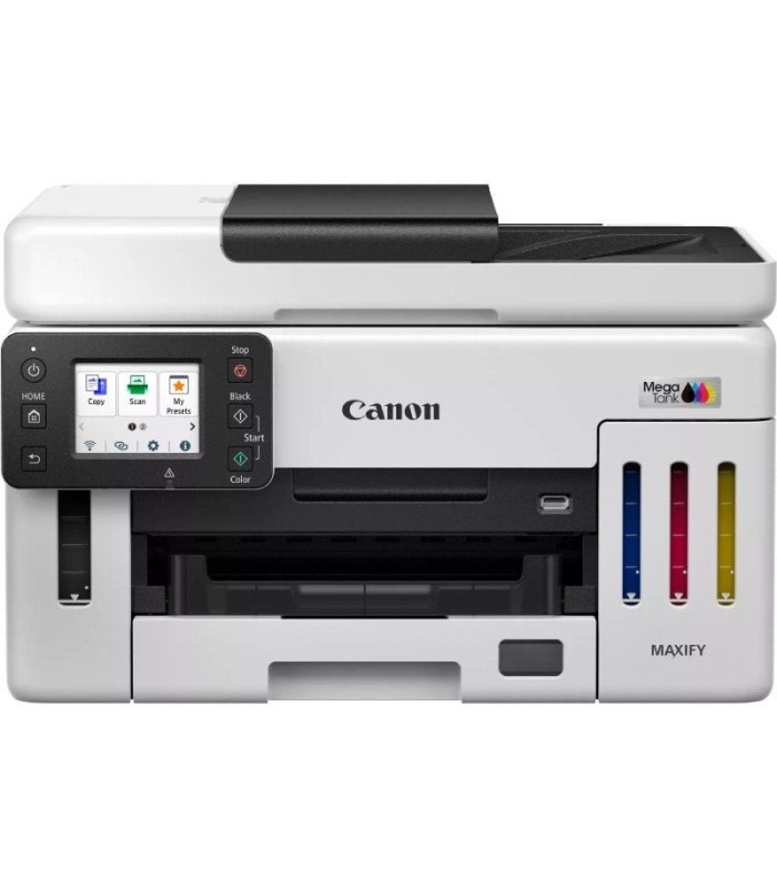 Multifunción recargable canon maxify gx6150 megatank wifi/ dúplex/ blanca