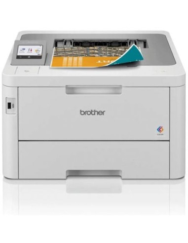 Impresora láser color brother hl-l8240cdw wifi/ dúplex/ blanca