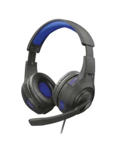 Auriculares gaming con micrófono trust gaming gxt 307b ravu/ jack 3.5/ negros