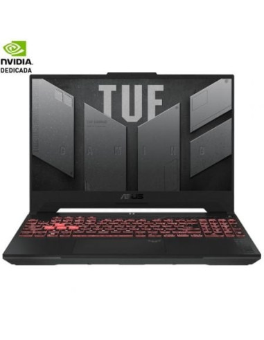 Portátil gaming asus tuf a15 tuf507nu-lp036 ryzen 7 7735hs/ 16gb/ 512gb ssd/ geforce rtx 4050/ 15.6'/ sin sistema operativo