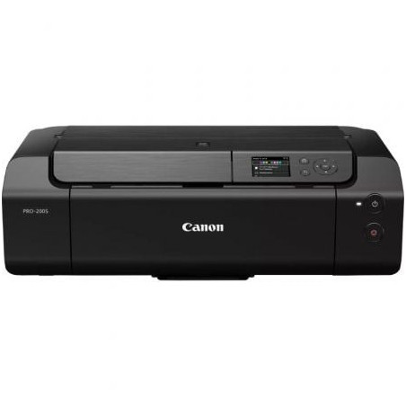 Impresora fotográfica a3+ canon pixma pro-200s wifi/ negra