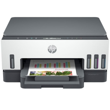 Multifunción recargable hp smart tank 7008/ wifi/ dúplex/ blanca