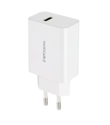 Cargador de pared nanocable 10.10.2003/ 1xusb/ 10w/ blanco