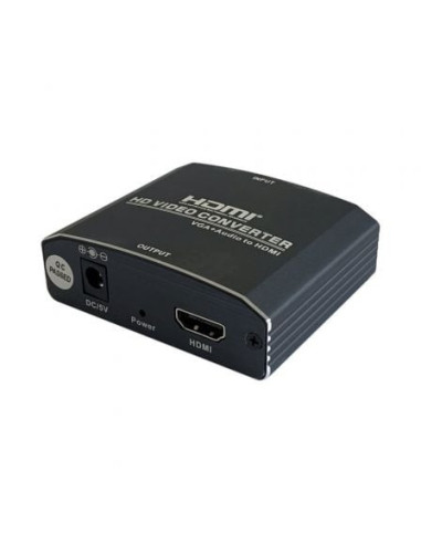 Adaptador hdmi aisens a115-0386/ vga hembra + jack 3.5 hembra - hdmi hembra