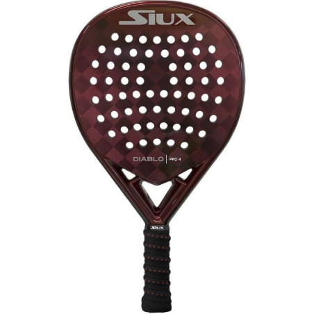 Pala de pádel siux diablo pro 4 (tino libaak)/ roja