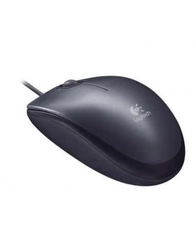 Ratón logitech m90/ hasta 1000 dpi/ gris v2