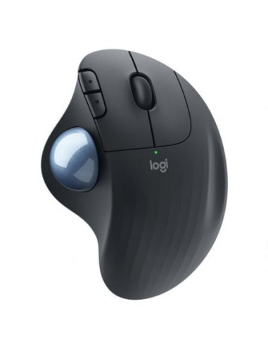 Ratón trackball inalámbrico por bluetooth logitech ergo m575/ hasta 2000 dpi/ grafito