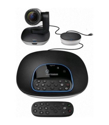 Sistema de  videoconferencia logitech group/ enfoque automático/ full hd