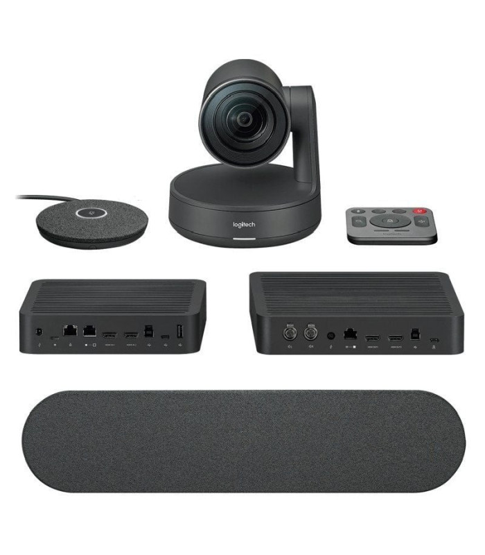 Sistema de videoconferencia logitech rally/ campo de visión 82º/ 4k