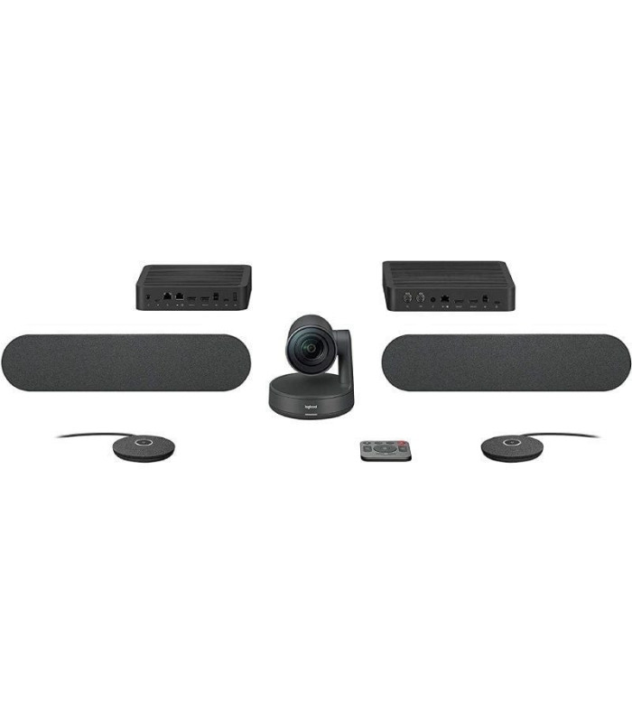 Sistema de videoconferencia logitech rally plus/ campo de visión 82º/ 4k