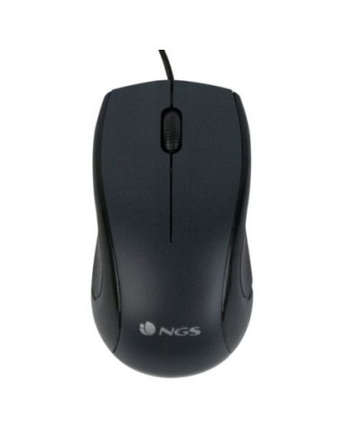 Ratón ngs black mist/ hasta 1000 dpi