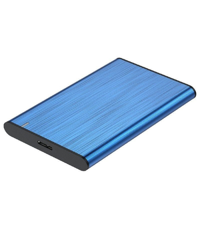 Caja externa para disco duro de 2.5' aisens ase-2525blu/ usb 3.1/ sin tornillos