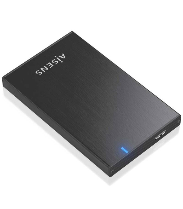 Caja externa para disco duro de 2.5' aisens ase-2527b/ usb 3.1