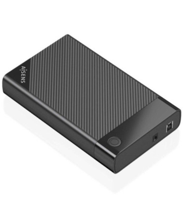 Caja externa para disco duro de 3.5' aisens ase-3529b/ usb 3.1/ sin tornillos
