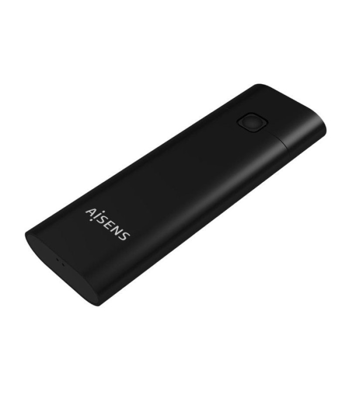 Caja externa para disco ssd m.2 nvme aisens asm2-020b/ usb 3.2 gen2/ sin tornillos