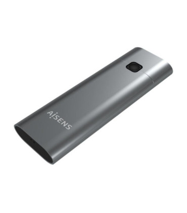 Caja externa para disco ssd m.2 nvme aisens asm2-021gr/ usb 3.1 gen2/ sin tornillos