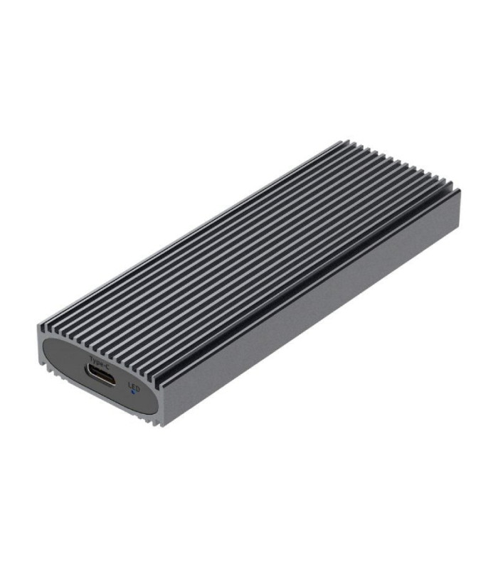 Caja externa para disco ssd m.2 nvme aisens asm2-023gr/ usb 3.2/ sin tornillos