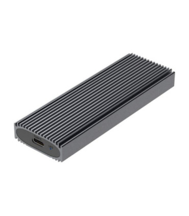 Caja externa para disco ssd m.2 nvme aisens asm2-023gr/ usb 3.2/ sin tornillos