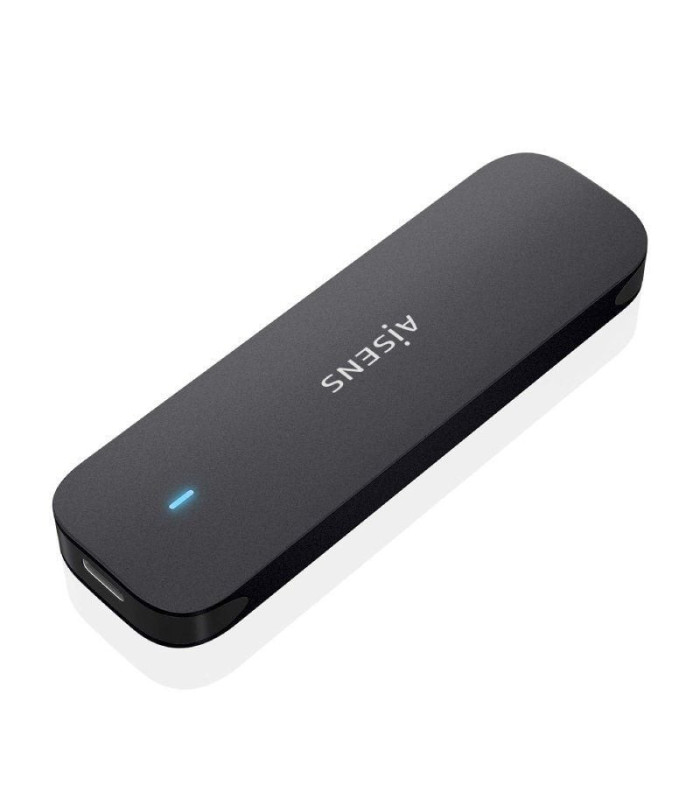 Caja externa para disco ssd m.2 nvme aisens asm2-024b/ usb 3.2/ sin tornillos