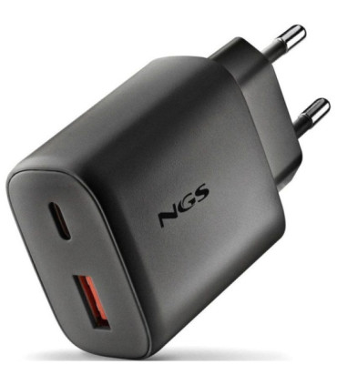 Cargador de pared gan ngs era 45w/ 1xusb tipo-c/ 1xusb/ 45w