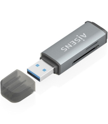 Lector de tarjetas externo aisens ascr-2a09-gr/ usb 3.1