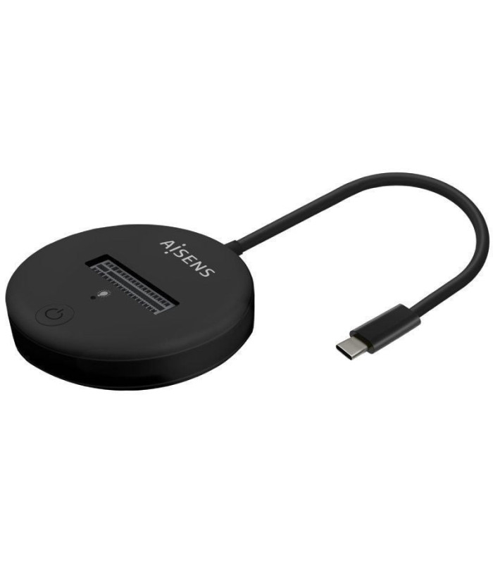 Dock usb tipo-c para ssd m2 sata/nvme aisens asuc-m2d013-bk/ negro