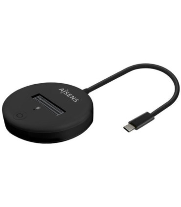 Dock usb tipo-c para ssd m2 sata/nvme aisens asuc-m2d013-bk/ negro