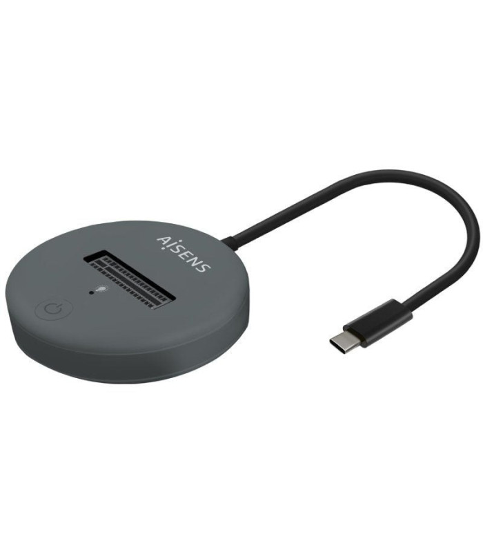Dock usb tipo-c para ssd m2 sata/nvme aisens asuc-m2d014-gr/ gris