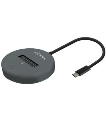 Dock usb tipo-c para ssd m2 sata/nvme aisens asuc-m2d014-gr/ gris