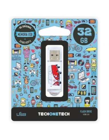 Pendrive 32gb tech one tech camper van-van usb 2.0