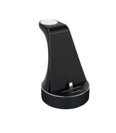 Base de carga inalámbrica para apple watch y iphone tooq tqcd02l