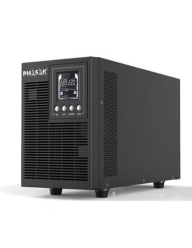 Sai online phasak 2000 va online lcd/ 2000va-1800w/ 4 salidas/ formato torre