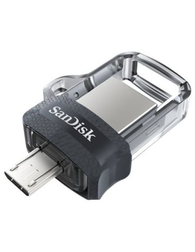 Pendrive 128gb sandisk dual m3.0 ultra usb 3.0/ microusb