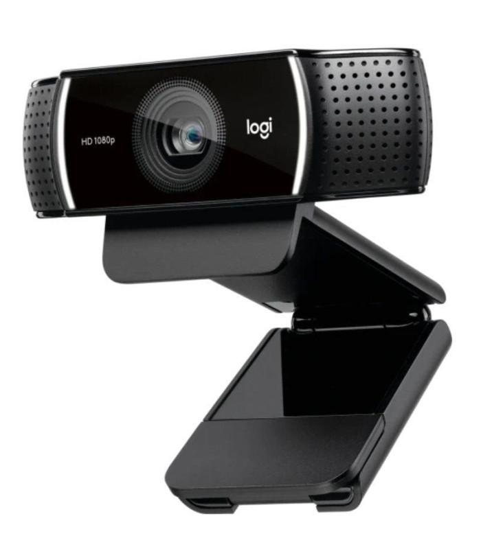 Webcam logitech c922 pro stream/ enfoque automático/ 1080p full hd