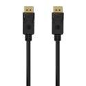 Cable DisplayPort 1.2 4K Aisens A124-0549/ DisplayPort Macho - DisplayPort Macho/ Hasta 5W/ 2300Mbps/ 1.5m/ Negro