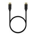 Cable DisplayPort 1.2 4K Aisens A124-0549/ DisplayPort Macho - DisplayPort Macho/ Hasta 5W/ 2300Mbps/ 1.5m/ Negro