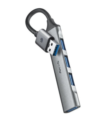 Hub usb ngs ihub4 micro/ 4xusb/ gris
