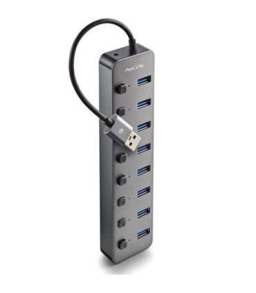 Hub usb ngs ihub8 / 8xusb 3.0/ gris
