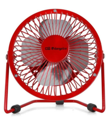Mini ventilador usb orbegozo pw 1027/ rojo