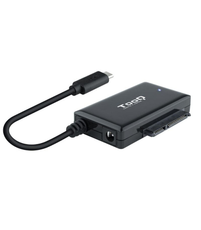 Adaptador para discos duros 2.5'/3.5' tooq tqhda-02c/ usb tipo-c macho - sata