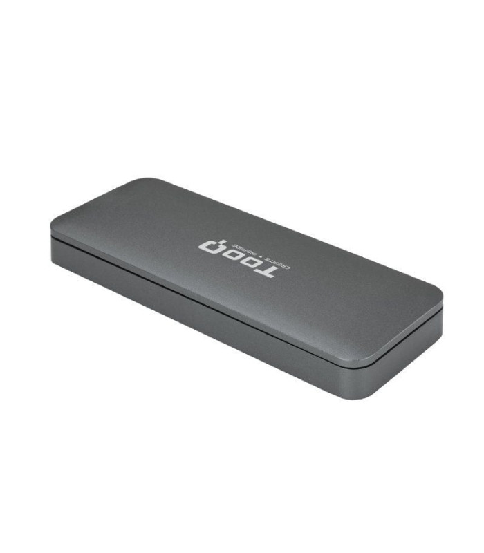 Caja externa para disco ssd m.2 sata tooq tqe-2281g/ usb 3.0/ sin tornillos