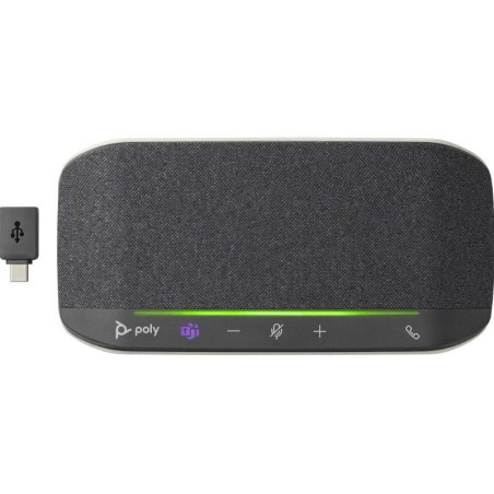Altavoz portátil para conferencias poly sync 10 para microsoft teams/ usb/ negro