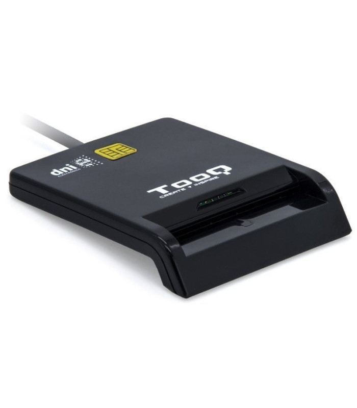 Lector de dni tooq tqr-211b/ usb tipo-c/ negro