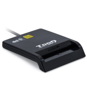 Lector de dni tooq tqr-211b/ usb tipo-c/ negro