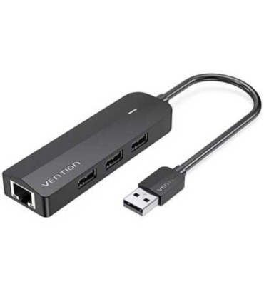 Hub usb 2.0 vention chpbb/ 3xusb/ 1xmicro usb pd/ 1xrj45
