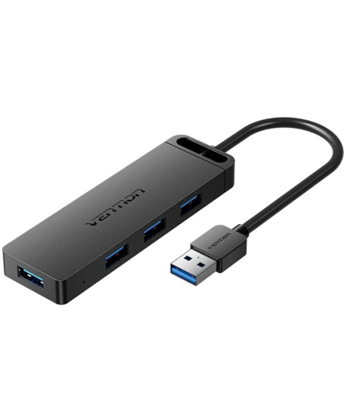 Hub usb 3.0 vention chlbb-scb2/ 4xusb/ 1xusb tipo-c pd